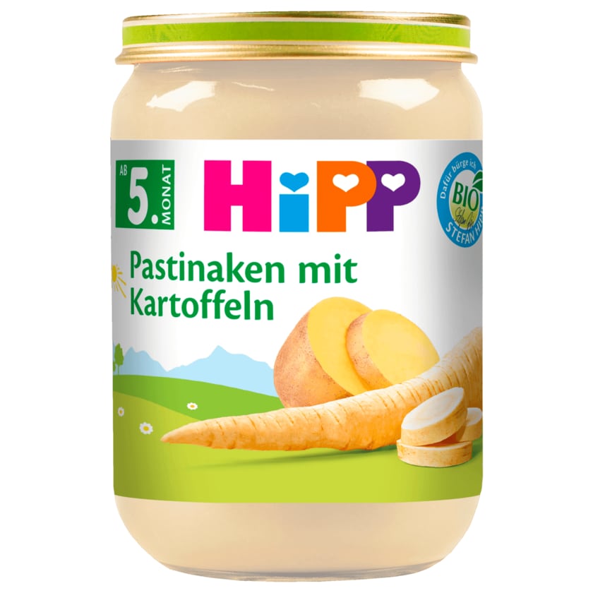 Hipp Bio Pastinaken mit Kartoffeln 190g